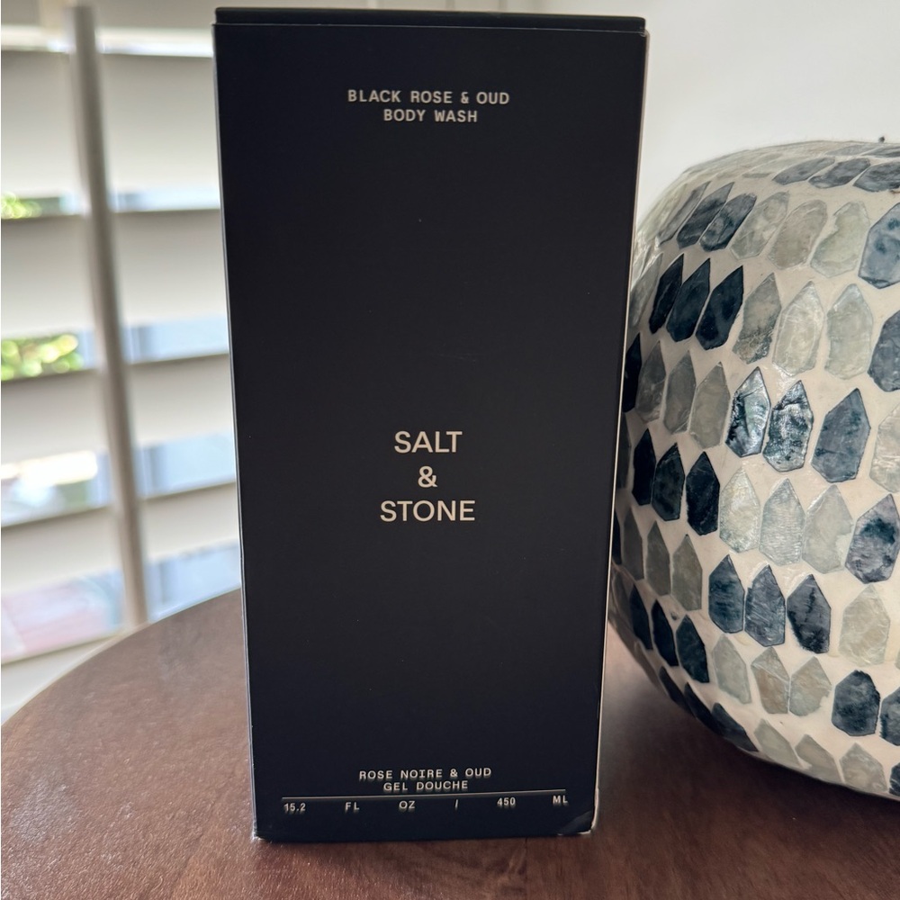 Salt & Stone Black Rose & Oud Body Wash ✨NIB✨ 15.2 fl oz